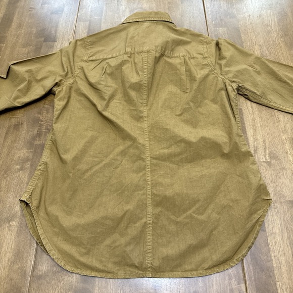 Alex Mill Bobby shirt women's small gold clay long sleeve button up career work - Picture 5 of 9